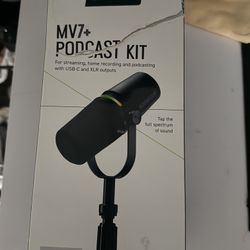 Shure  MV7+ Podcast Microphone + Stand