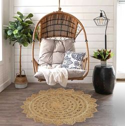 GRUHUM-5ft Handwoven Jute Rug
