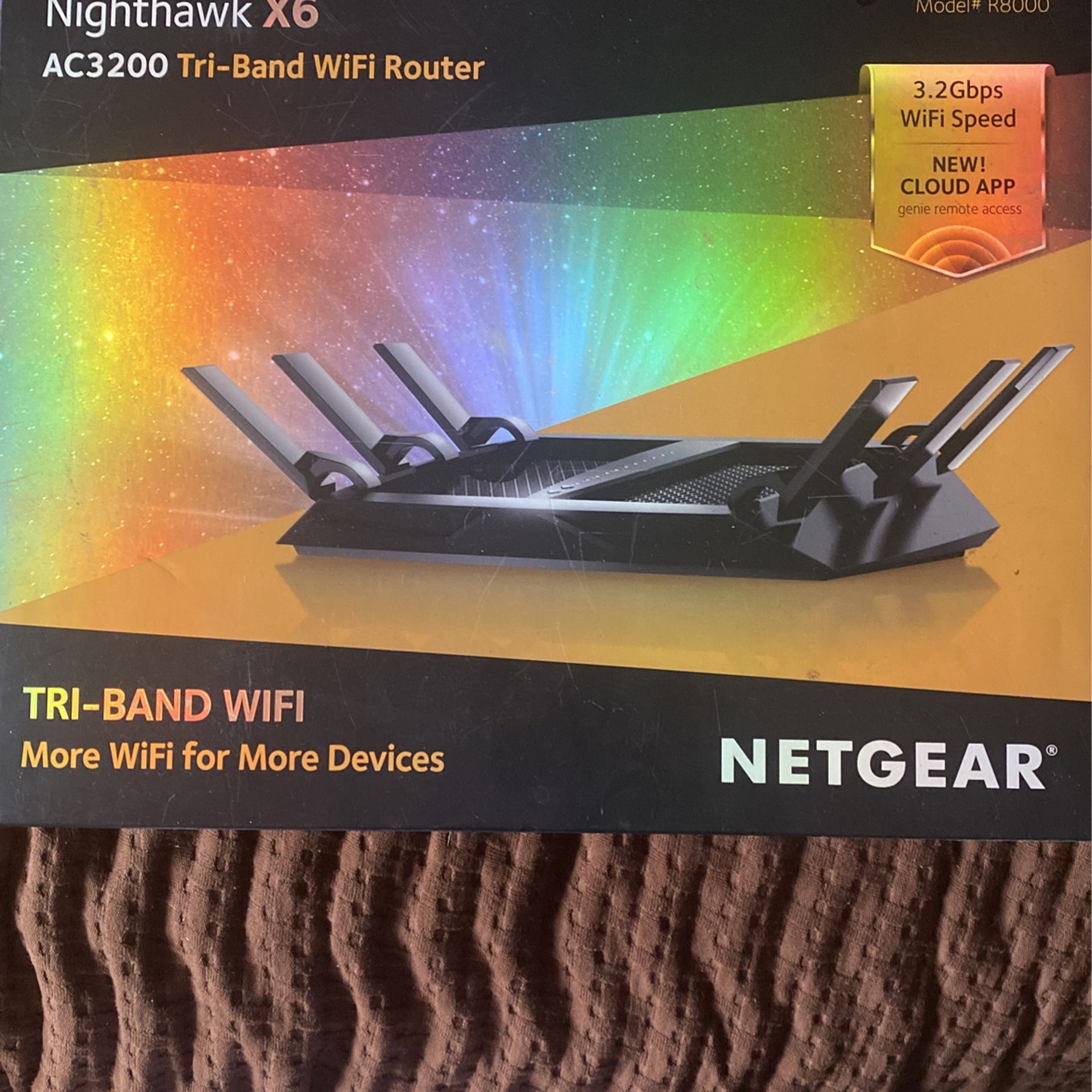 Nighthawk X-6 Tri-band Wi-Fi Router (New)