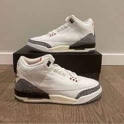 Jordan 3 white cement reimagined (size 9.5)