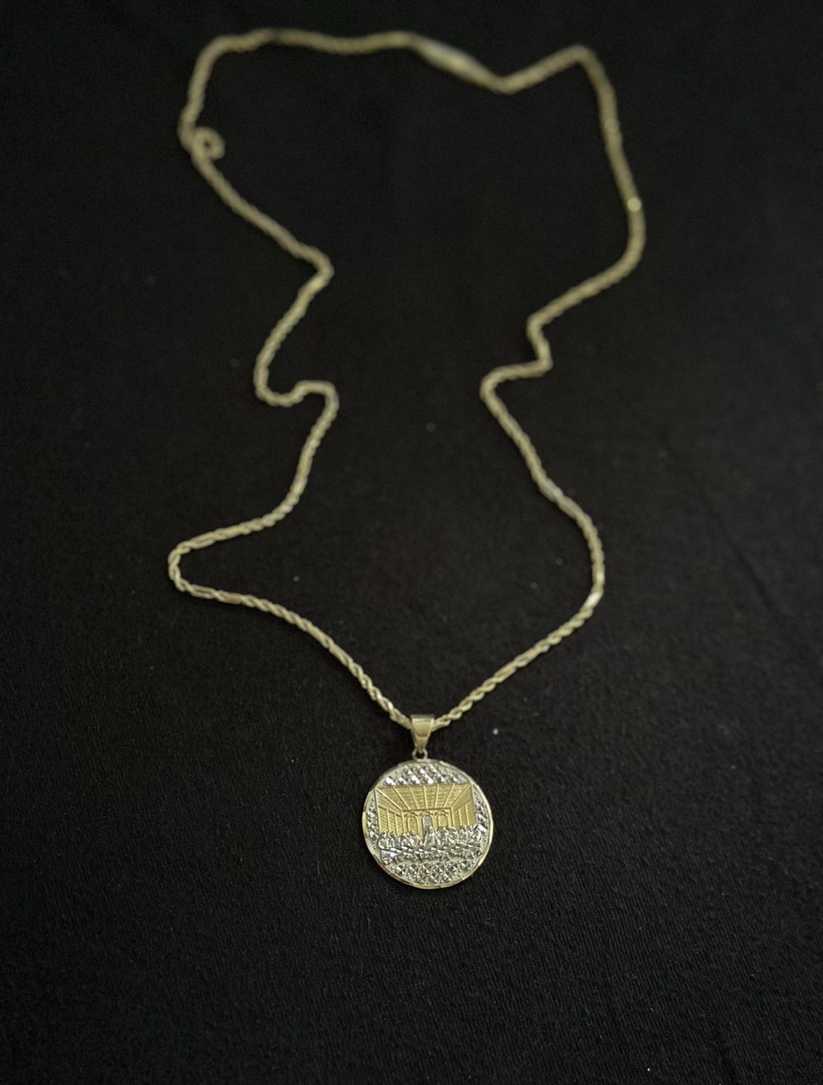 14K FIGAROPE SOLID CHAIN