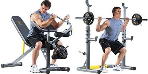 Golds Gym Weigh Bench Set