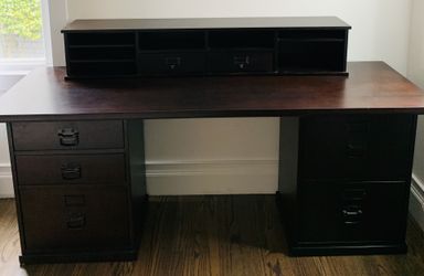 Pottery Barn Bedford Desk in Espresso