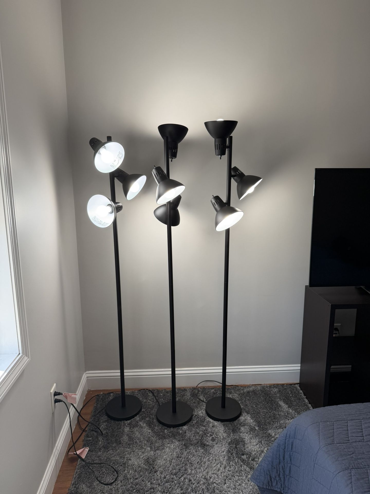 3-Light, Tree Floor Lamp (x3 Lamp Package)