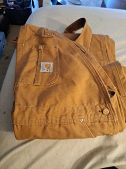 Carhart bib overalls , size forty six thirty four length , like new