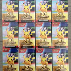 Pokemon 30th Celebration Anniversary Booster Bundle