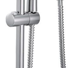 Moen Eco-Performance Chrome 4-Spray Pattern Handheld Showerhead 69-Inch-Long Hose 30-Inch Slide Bar, Chrome