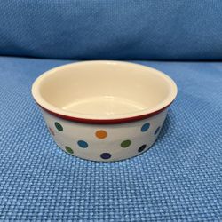 Fido’s Dinner Stoneware Pet Bowl - New