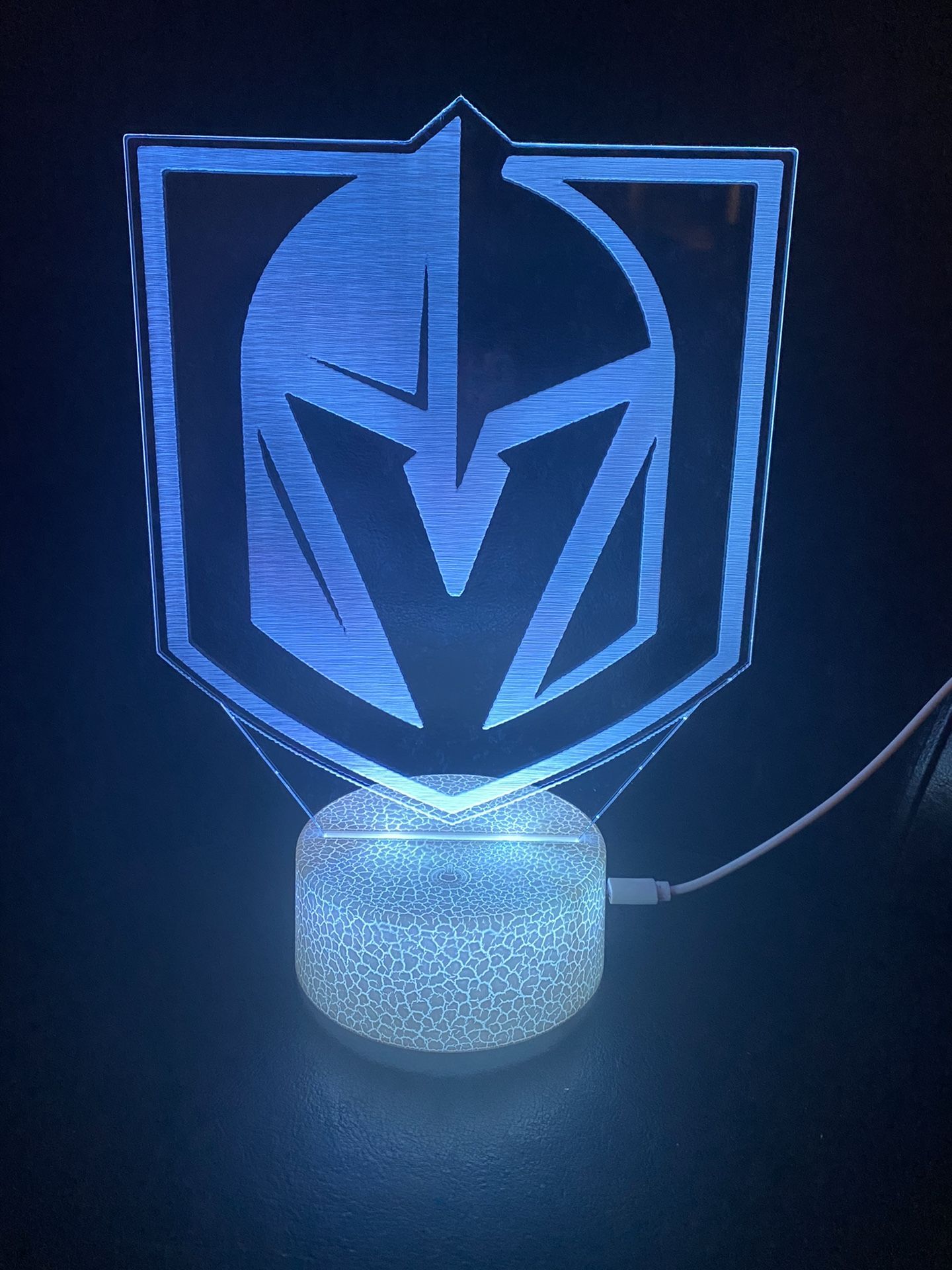 VGK Hockey Vegas 3d Lamp