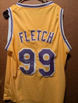 Chevy Chase Signed Fletch Lakers Jersey #99 Beckett COA Autographed Collectible