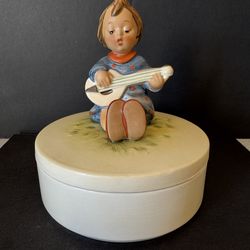 Hummel Figurine Covered Box or Candy Box IlI/53 - Joyful