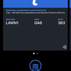 (2) Tickets For Blues Traveler And Train 