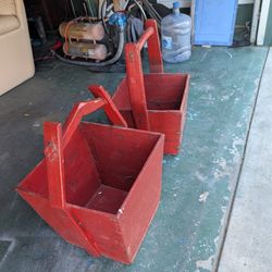 Rustic Old Fashioned Planter Boxes