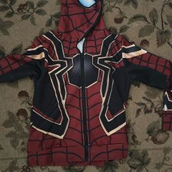 Spider-Man Boys Zip Up Jacket Size M Used