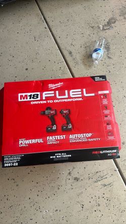 M18 fuel 2-tool combo kit $320 firm