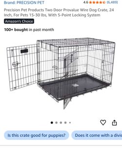 Small dog crate