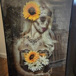Framed Art Dia De Los Muertos