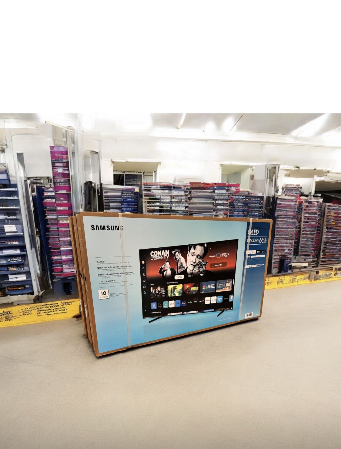 HD190 65Q60b 65” Samsung smart 4k Qled hdr TV