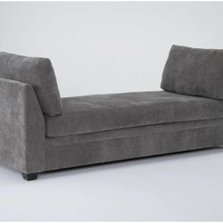 Bonaterra II Gun Metal 86" Chaise Lounge
