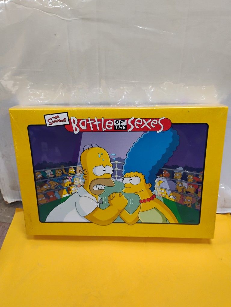 University Games the Simpsons Battle of the Sexes Board Game