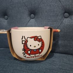 Hello Kitty Bowl, With Chopstick