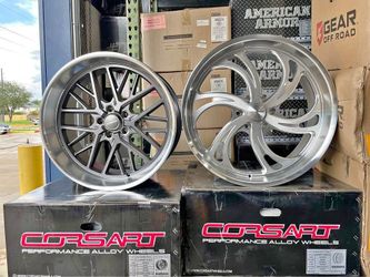 Corsart Wheels 22s 24s Staggered 5Lug 6Lug WE FINANCE! No Credit Ok