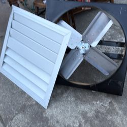 Whole house cooling fan with thermostats