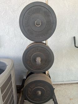 Rogue Bumper Plates/Ohio Bar/Titan Plate Tree