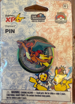 2026 Pokémon Worlds Charizard XP Exclusive Pin