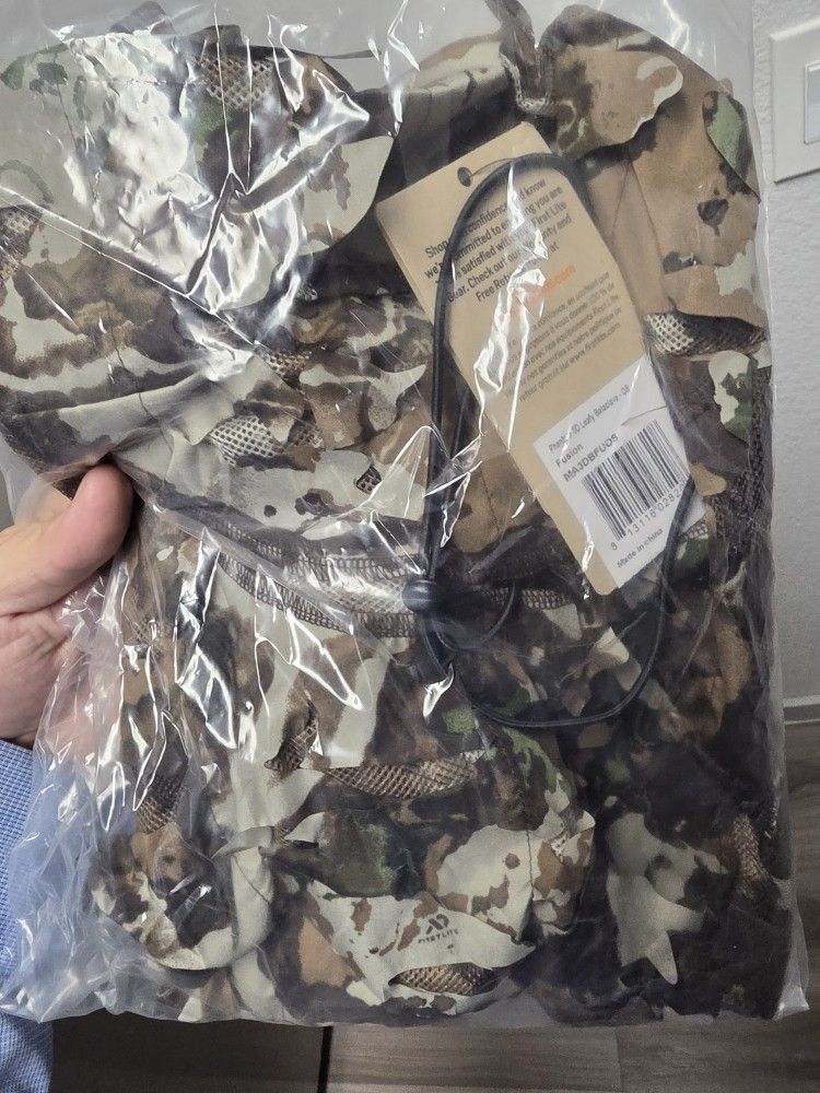 First Lite Phantom 3D Leafy Balaclava – Fusion Camo (One Size)