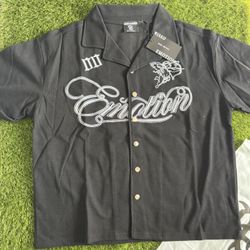 Mixed Emotions Cropped Button Up