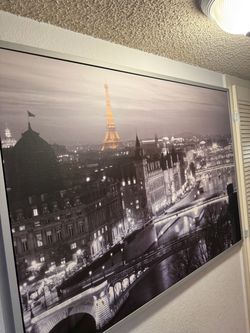 Paris Canvas Wall Art- Vilshult By IKEA -as New