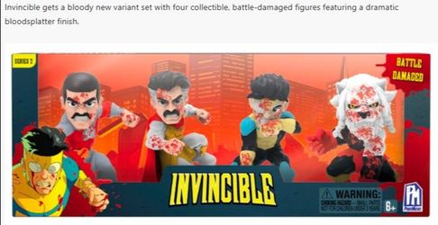 PRESALE SDCC 2026 Invincible 4pc Figure