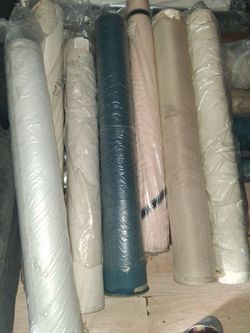Rolls of 55 yard fabric
