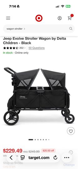 Jeep stroller wagon