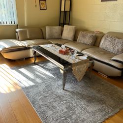 Living room  Leather Sofa