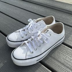 Women 7.5 Converse Platform Shoes