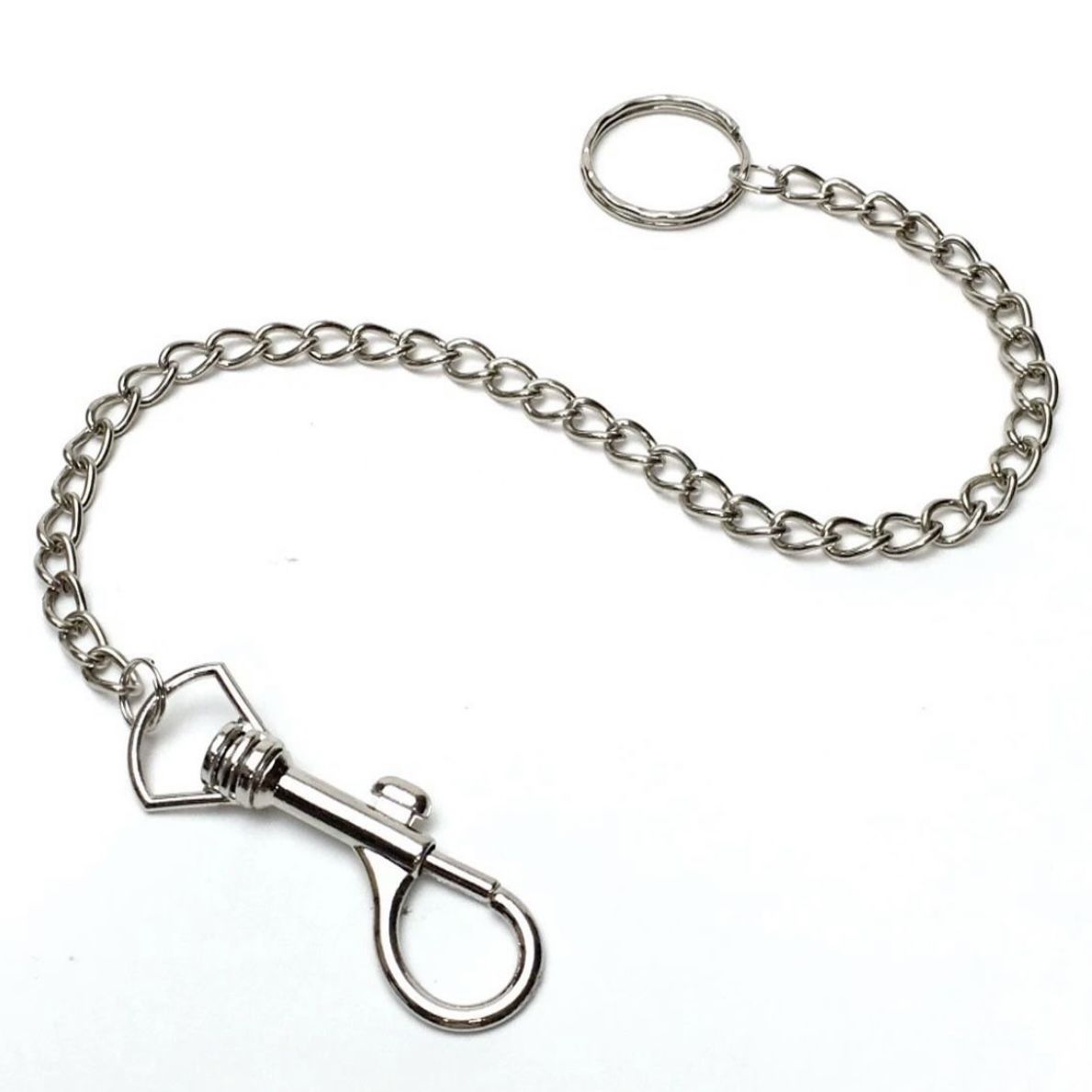 10.6" inch Snap Hook Key Chain Belt Loop Wallet Metal Chain Anti-Pickpocket