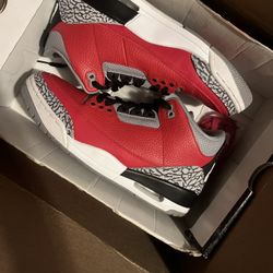 Jordan 3s Red Cement