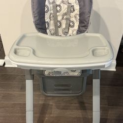 Ingenuity 4-in-1 High Chair – Easy Clean & Space-Saving – Gently Used