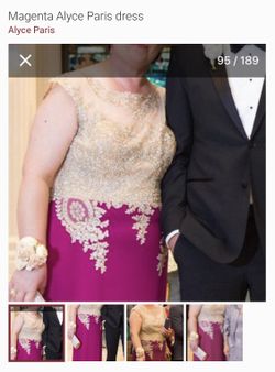 Magenta Alyce Paris dress