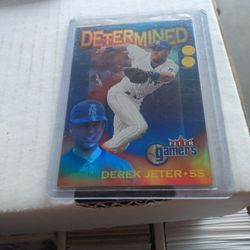 2000 Fleer Gamer Determined Derek Jeter