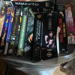 VCR MOVIES $1.00 Each