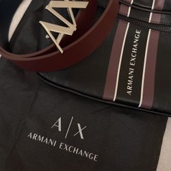 men's wallet and belt Original Armani Exchange