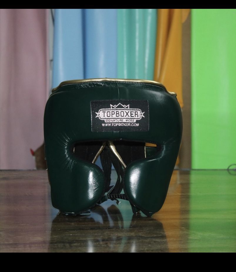 Boxing Headgear, Cup And Gloves