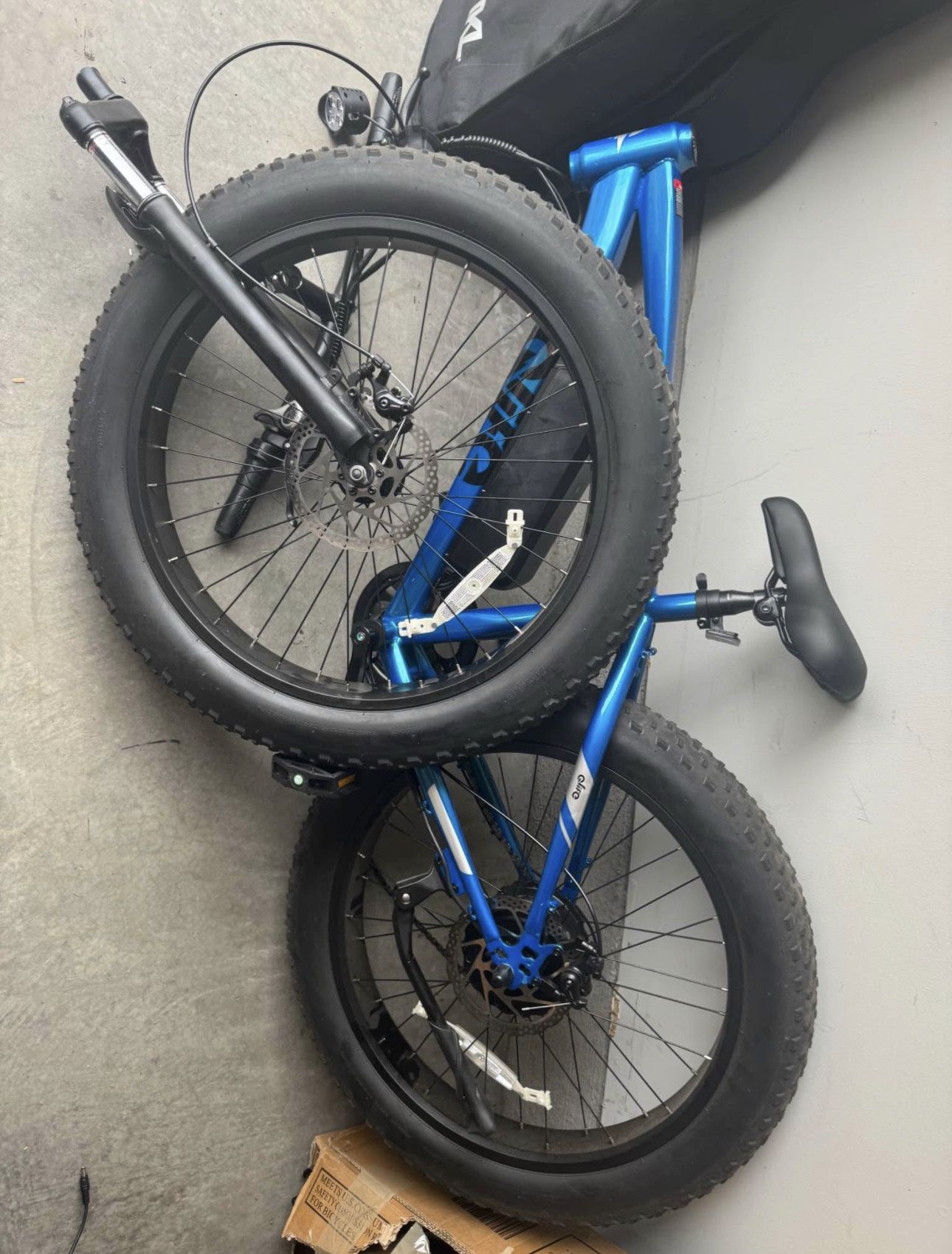 Qlife Racer Plus E-Bike Parts – 48V 13Ah Battery + Charger, 1200W Motor Wheel, 26x4.0 Wheels, And Rack And Fender