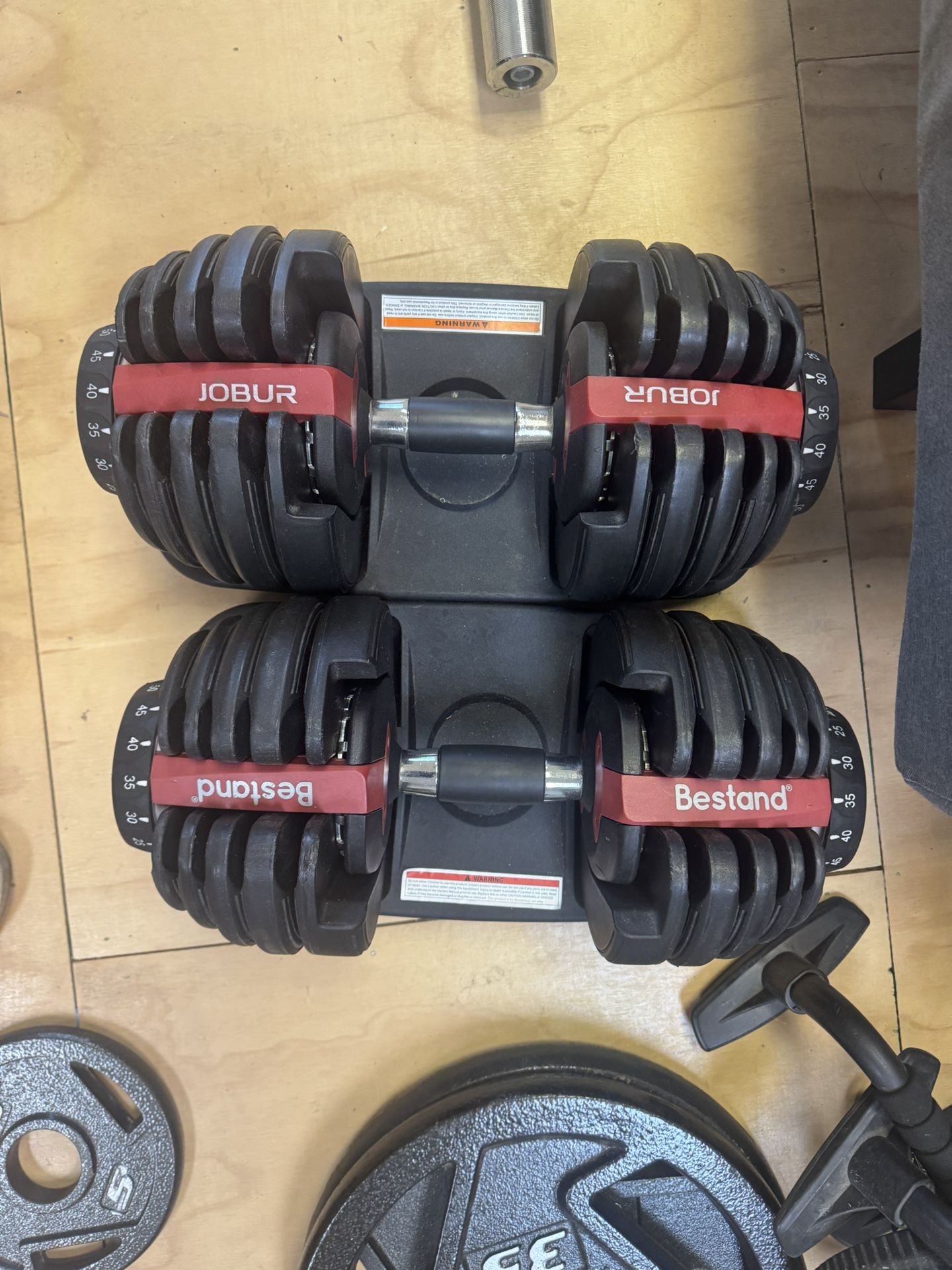 Adjustable Dumbbell, Weight Options, Anti-Slip Handle, All-Purpose, Home, Gym, Office