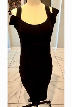 BCBG Max Azria Black Bandage Cocktail Dress. XL