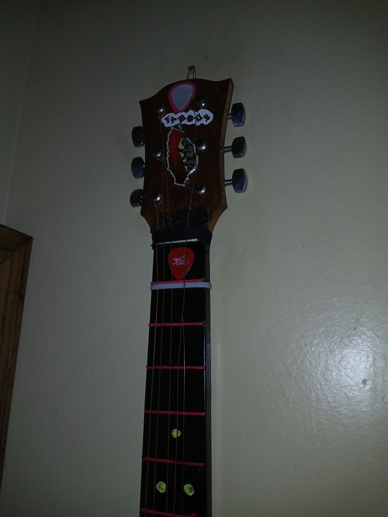 Guitar Piece Of Art For Your Wall