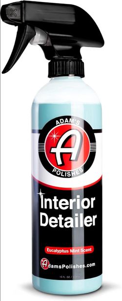 Adam's Polishes Interior Detailer 16oz - Total Car Interior Cleaner, Protectant & Dressing, All Purpose Cleaner & Leather Conditioner